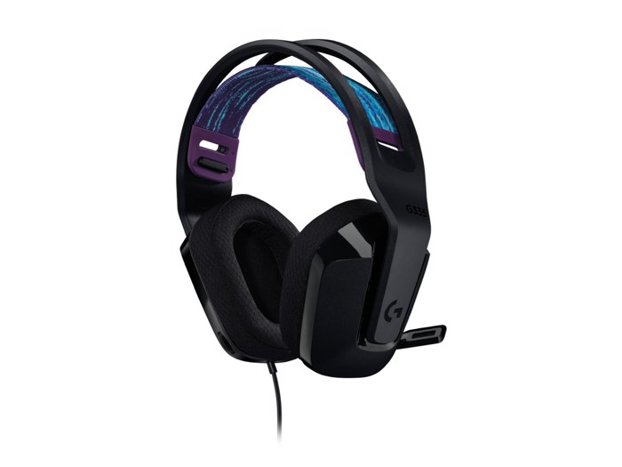 Kufje gaming Logitech G335 me kabllo, mikrofon, të zeza