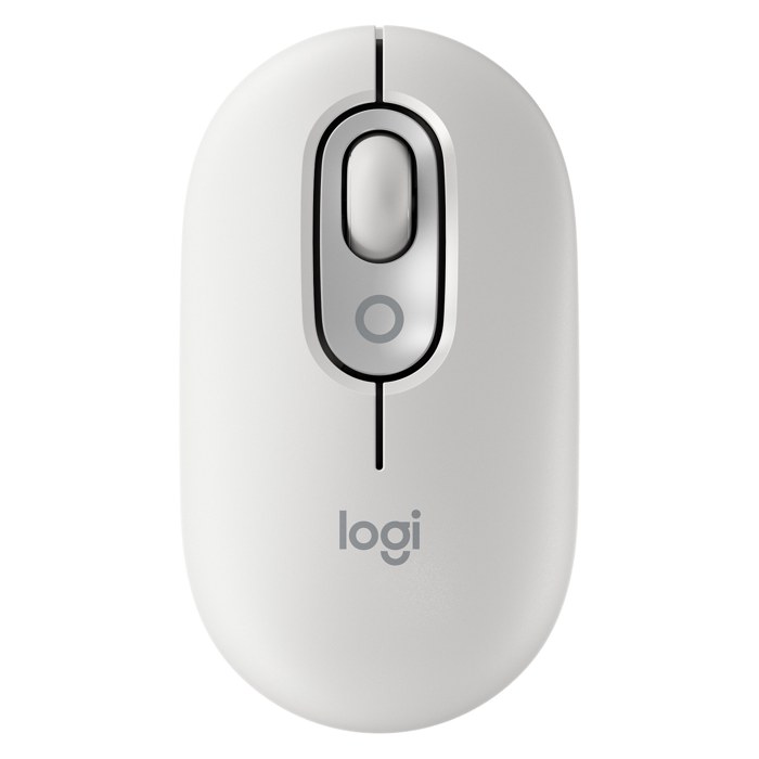 Maus Logitech POP, Optik, Bluetooth, Bardhë